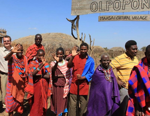 Olpopongi village (Masaai cultural village). 
